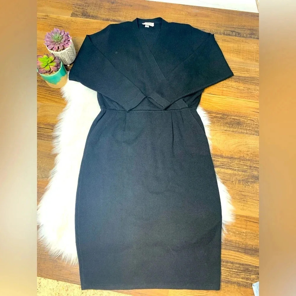 Vintage St.John Santana Knit MIDI Dress